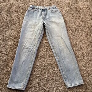 Vintage 90s Levis 550 Jeans Women's Size 12 Reg M 28x30 Relaxed Tapered Leg Blue